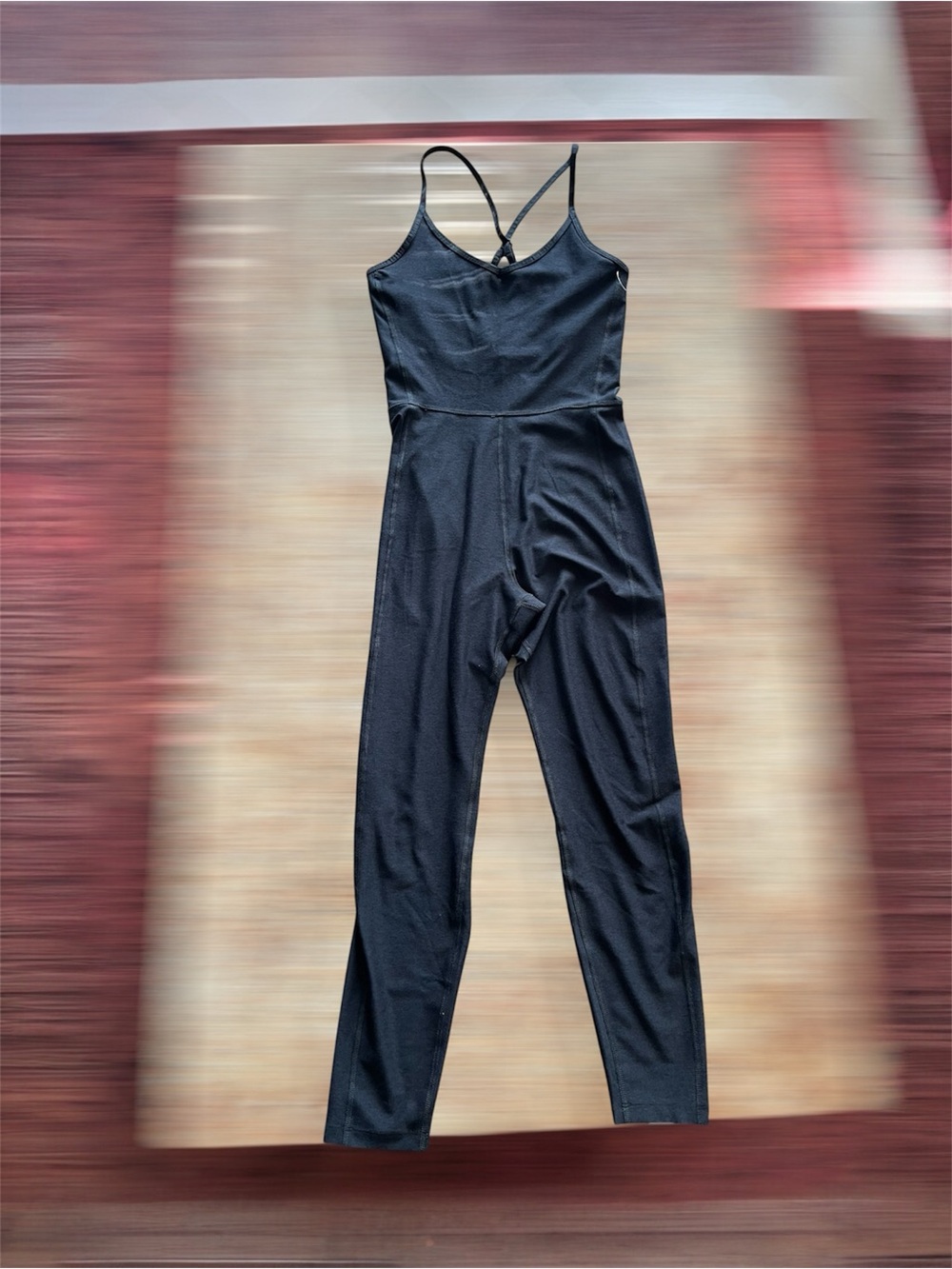 Old Navy Cloud+ Racerback Jumpsuit / Bodysuit – Black, Size small
